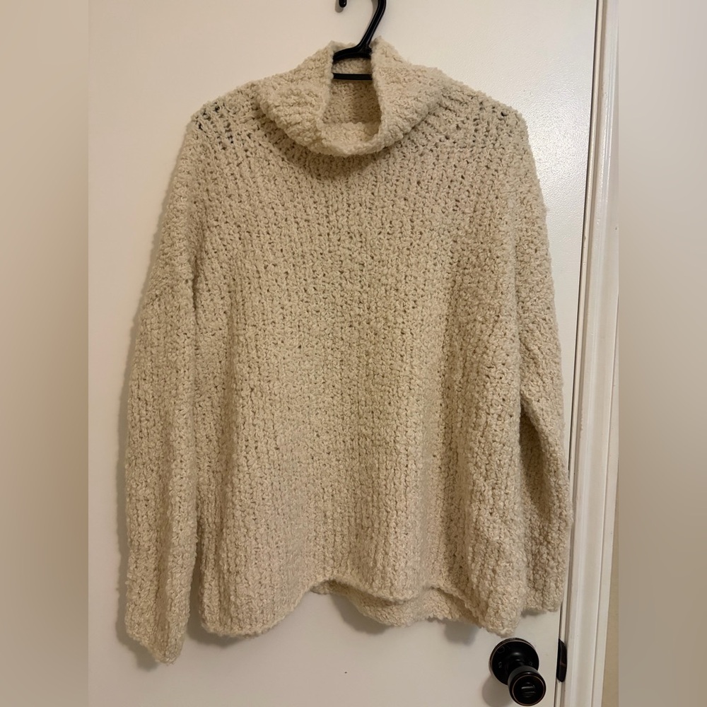 Cozy Cream Turtleneck Sweater-Eileen Fisher Sweater